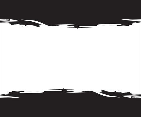 Black and white grunge frame with a white border