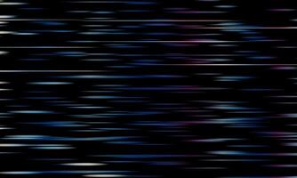 Glowing stripes. Beautiful flashes of light on a dark background. horizontal color line stripes black background. soft blue lines. vector