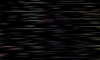 Glowing stripes. Beautiful flashes of light on a dark background. horizontal color line stripes black background. vector