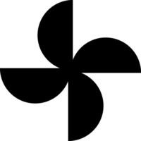 Minimalist geometric shape for logo vector
