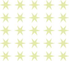 Rectangle made with 6 pointed stars vector