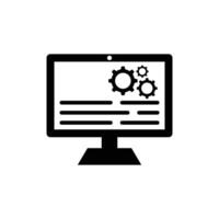 operating system icon design template vector
