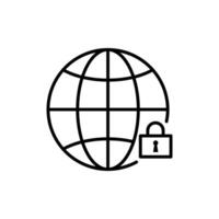 network security icon logo design concept idea vector