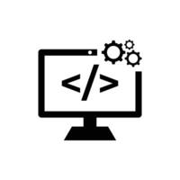 software development icon design template vector