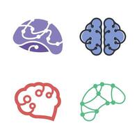 Tecno Brain Logo Template Icon vector