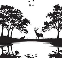 Twilight in the Forest vector