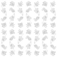 flowers and leaves pattern