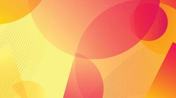 yellow orange purple shape modern abstract background for banner flyer social media design vector