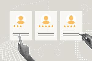 Fancy halftone collage. Annual performance appraisal concept, employee appraisal, performance appraisal, employee career development. Review, employee performance appraisal, employee performance vector