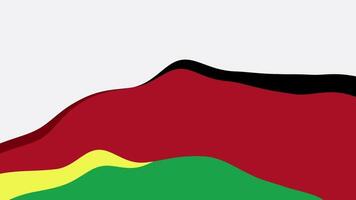 Animated colorful curved lines abstract background, sport concept, multicolor striped frame motion video