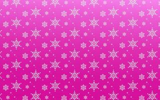a pink background with snowflakes on it vector