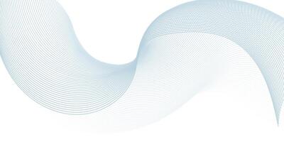 abstract white wave background simple and trendy vector