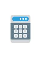 simple calculator icon for calculation vector