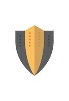 simple shield illustration for design vector