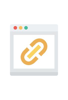 chain link icon to connect web