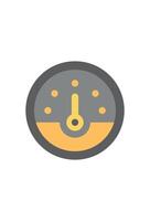 speedometer icon for internet speed. browsing fast vector