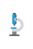 simple microscope icon for design vector