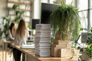 A Green Workspace That Inspires Creativity photo