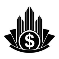 modern finance company logo with a white background vector