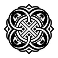 Ancient sigil icon in filled style vector