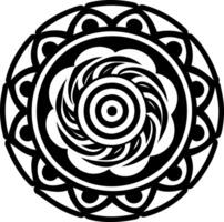 An icon of twirl in solid style vector