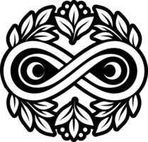 A solid style icon of celestial wings vector