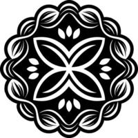 A solid style icon of eternal seeds vector