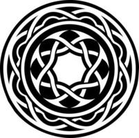 A filled style icon of eternal circle vector