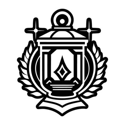 A filled style icon of lantern