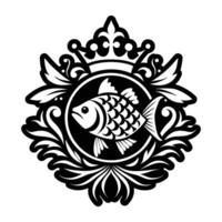 A filled style icon of mystical crystal vector