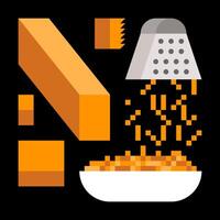 Cheddar Cheese Geometric Elements Concept vector