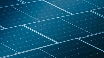 Solar Panel Background. Solar photovoltaic panel PV System Luxury Elegant. Modern Technology for Saving Energy Backdrop. photo