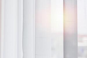 Sunscreen curtain UV protection sunshade closeup texture made from PVC or Polyester fiberglass photo