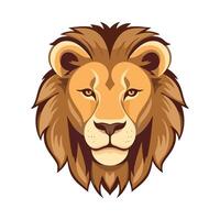 Roaring lion, symbol of strength and aggression icon isolated vector