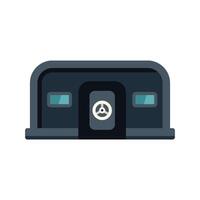 Bank vault door with combination lock protecting money and valuables vector