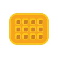 Square waffle with rounded corners illustration vector