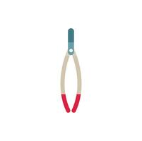 Drawing compass tool icon showing measurement instrument for geometry and technical drawing vector