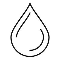Water drop purity, clean fresh sparkling h2o icon representing nature and health, ideal for eco friendly projects vector