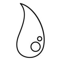 Water drop purity, cleanliness and refreshment symbolized vector