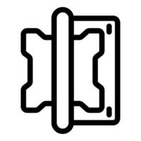 Electronic component connecting to circuit board with cylindrical connector vector