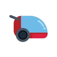 Modern robotic vacuum cleaner cleaning dust using artificial intelligence vector