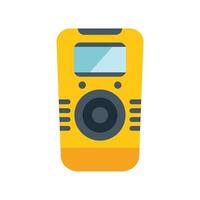 Personal radiation detector device measuring radioactive level vector