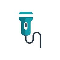 Barcode scanner scanning for retail product code vector