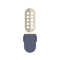 Modern led lamp providing bright illumination vector