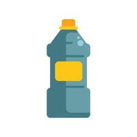 Cleaning detergent bottle with blank label standing upright vector