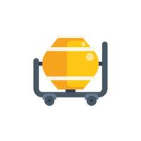 Honey extractor machine for harvesting and spinning honeycombs vector