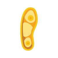 Yellow probiotic bacteria lactobacillus showing internal structure vector