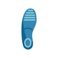 Orthopedic insole providing arch support for comfortable walking and running vector