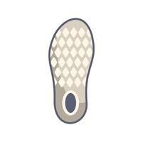 Orthopedic insole providing arch support for comfortable walking experience vector