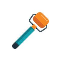 Jade roller massager for face care routine illustration vector